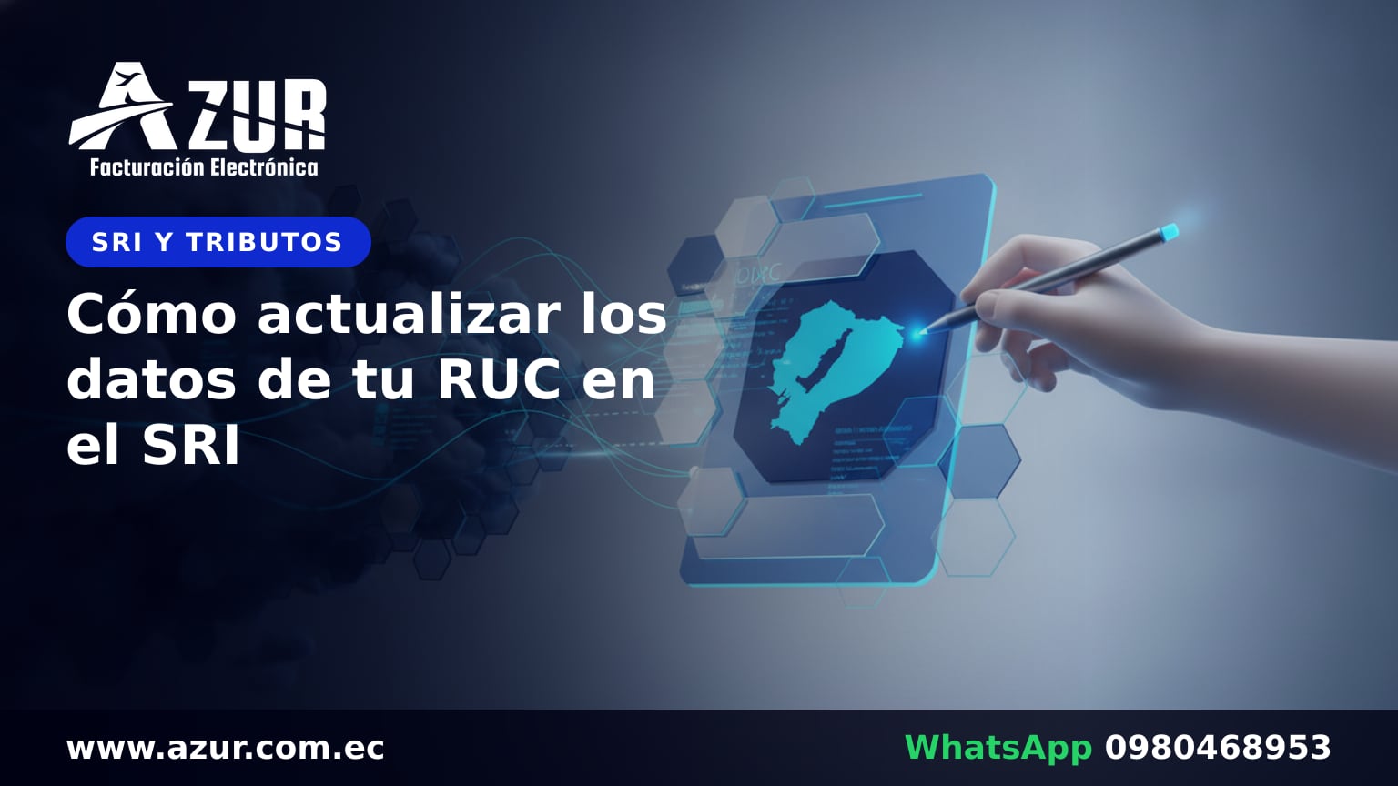 Cómo actualizar los datos de tu RUC en el SRI