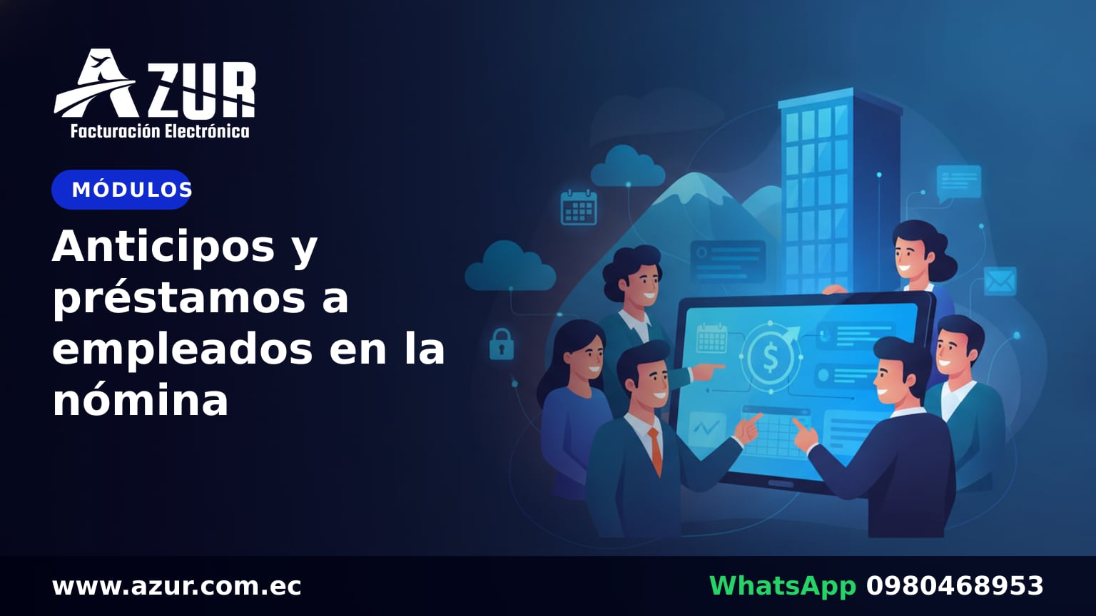 Anticipos y préstamos a empleados en la nómina