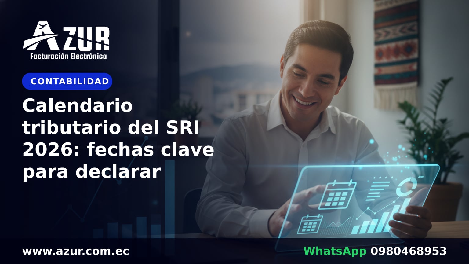 Calendario tributario del SRI 2026: fechas clave para declarar