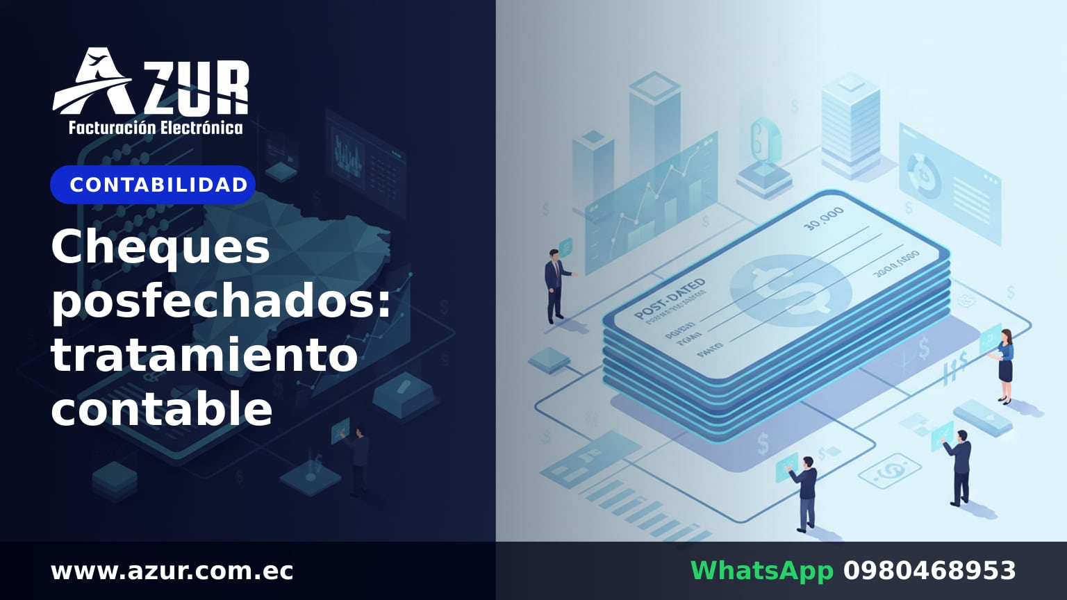 Cheques posfechados: tratamiento contable