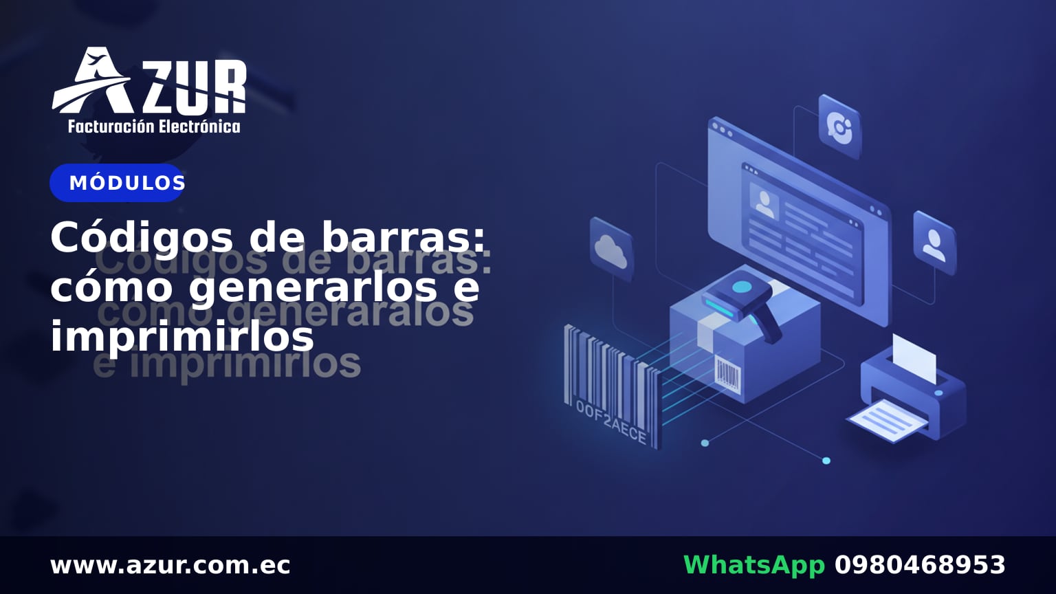 Códigos de barras: cómo generarlos e imprimirlos