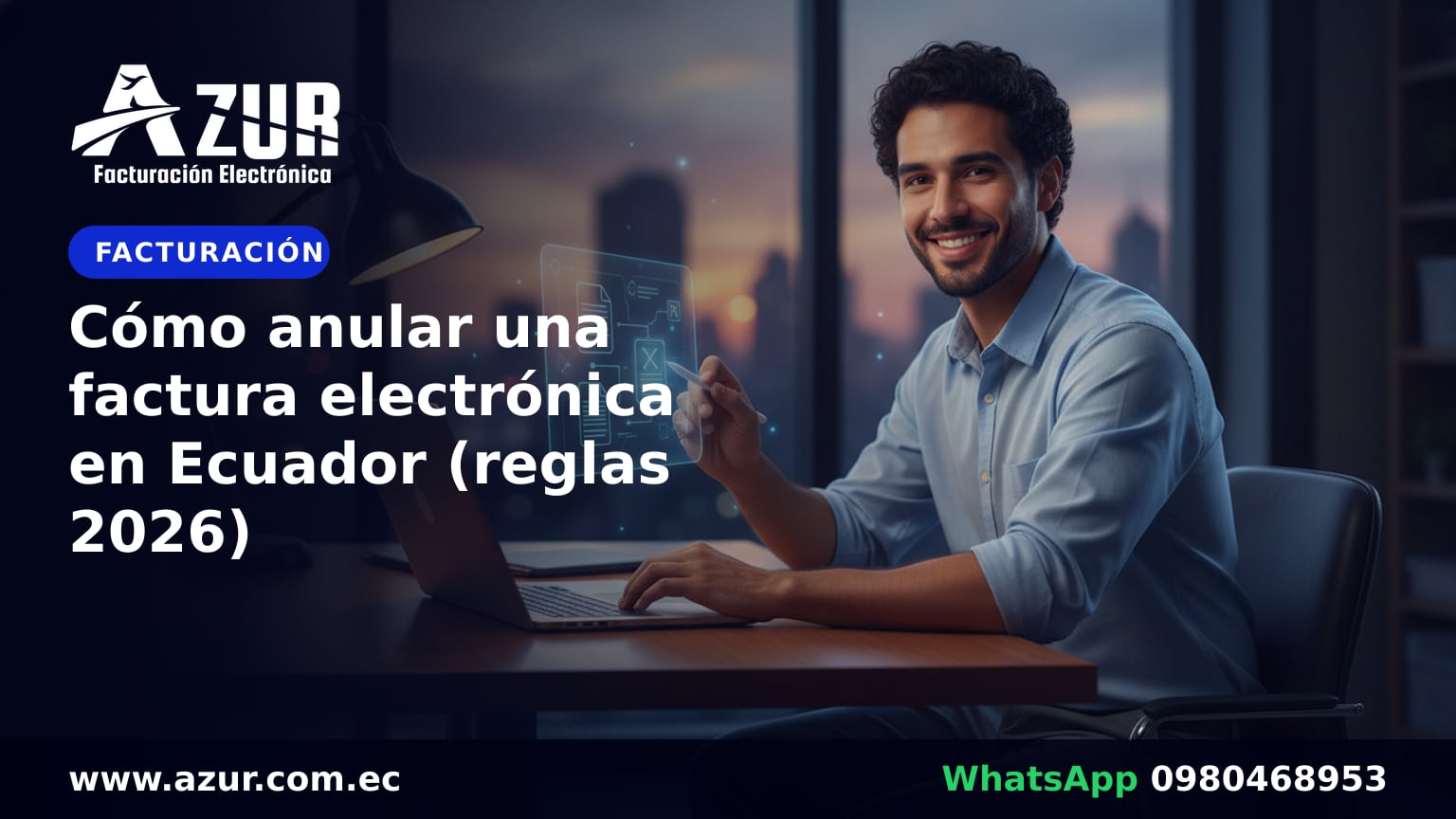 Cómo anular una factura electrónica en Ecuador (reglas 2026)