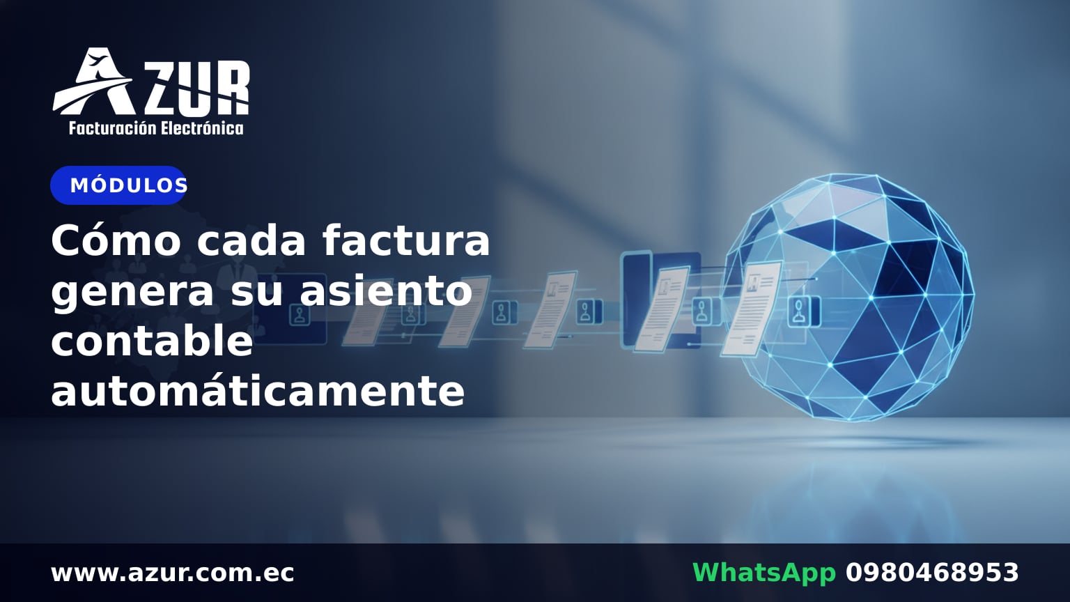 Cómo cada factura genera su asiento contable automáticamente