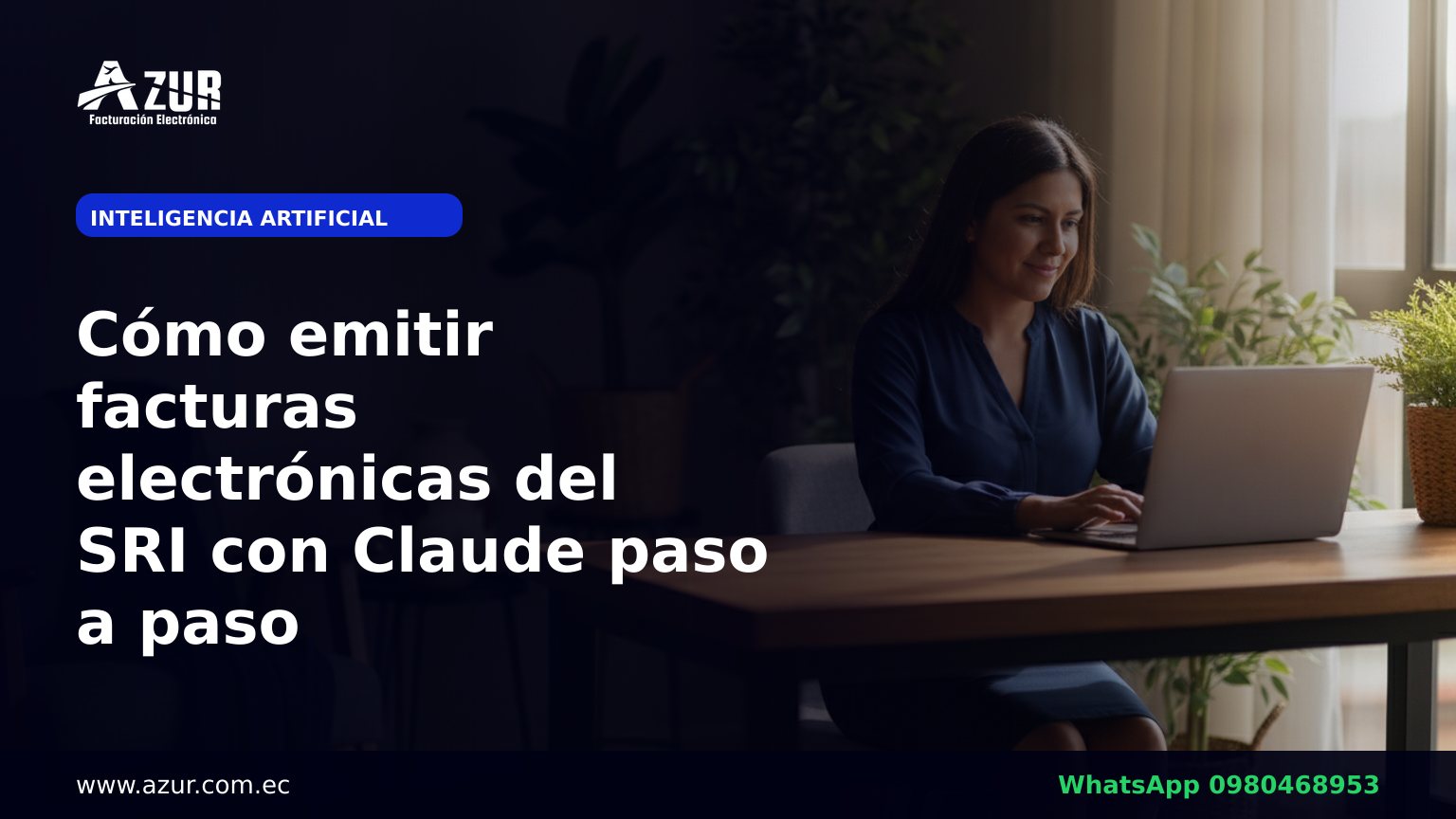 Cómo emitir facturas electrónicas del SRI con Claude paso a paso