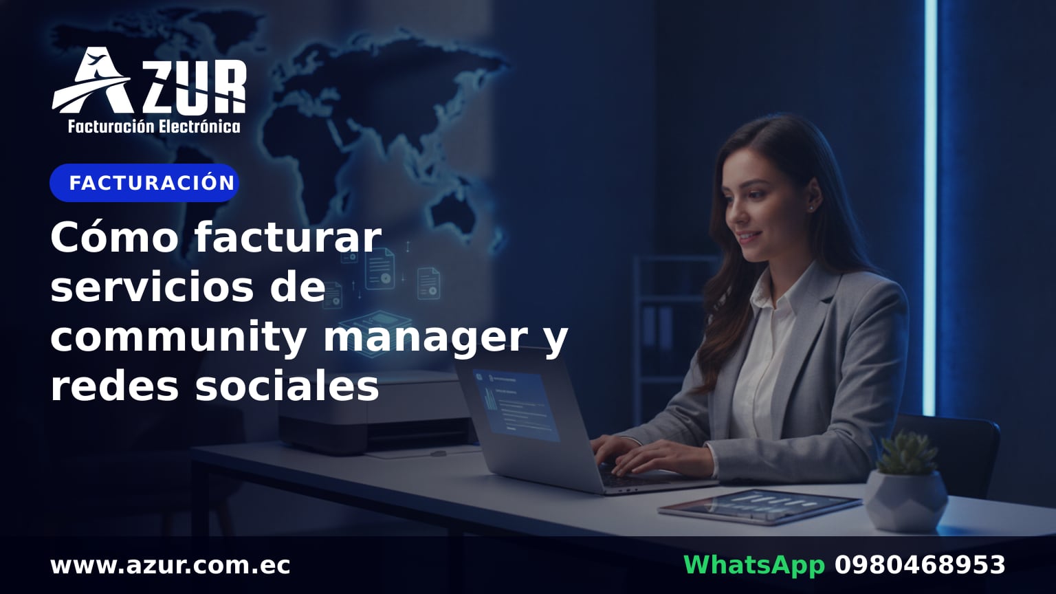 Cómo facturar servicios de community manager y redes sociales