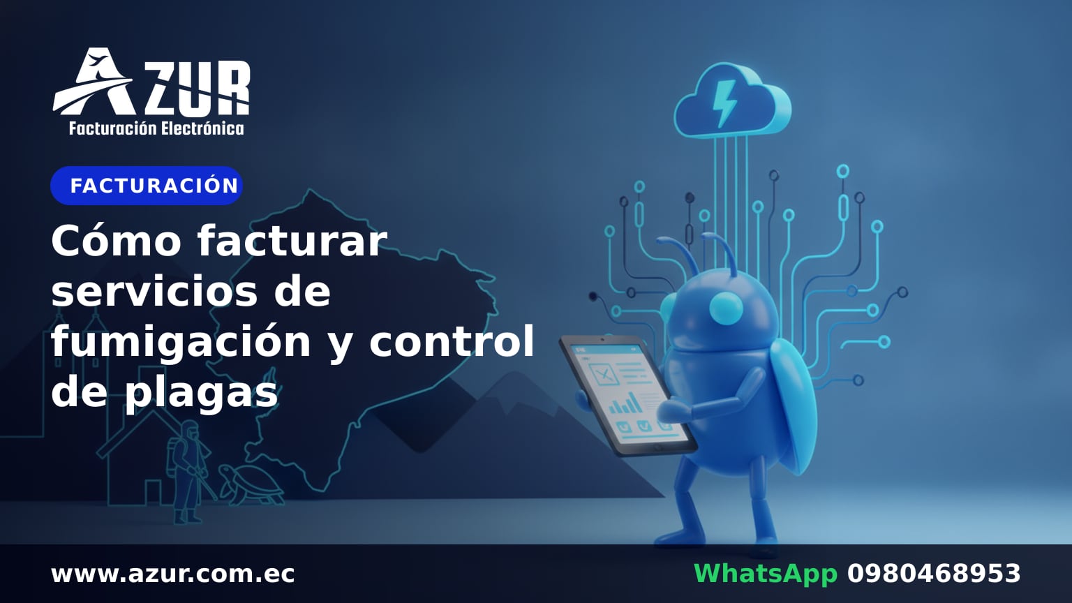 Cómo facturar servicios de fumigación y control de plagas