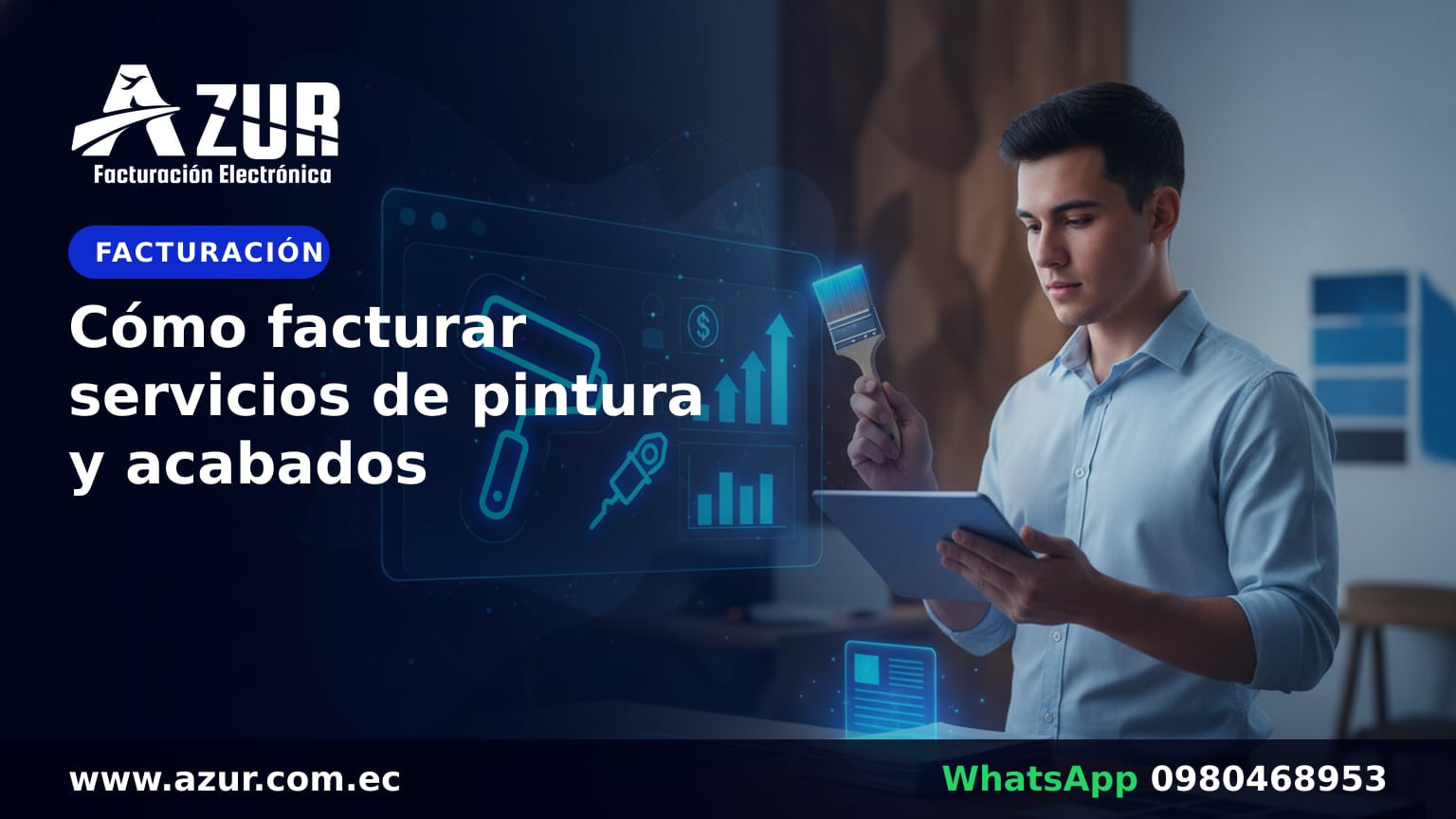 Cómo facturar servicios de pintura y acabados