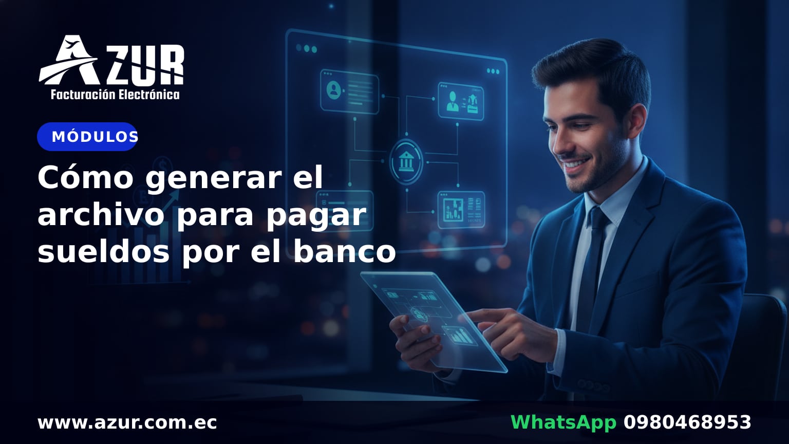 Cómo generar el archivo para pagar sueldos por el banco