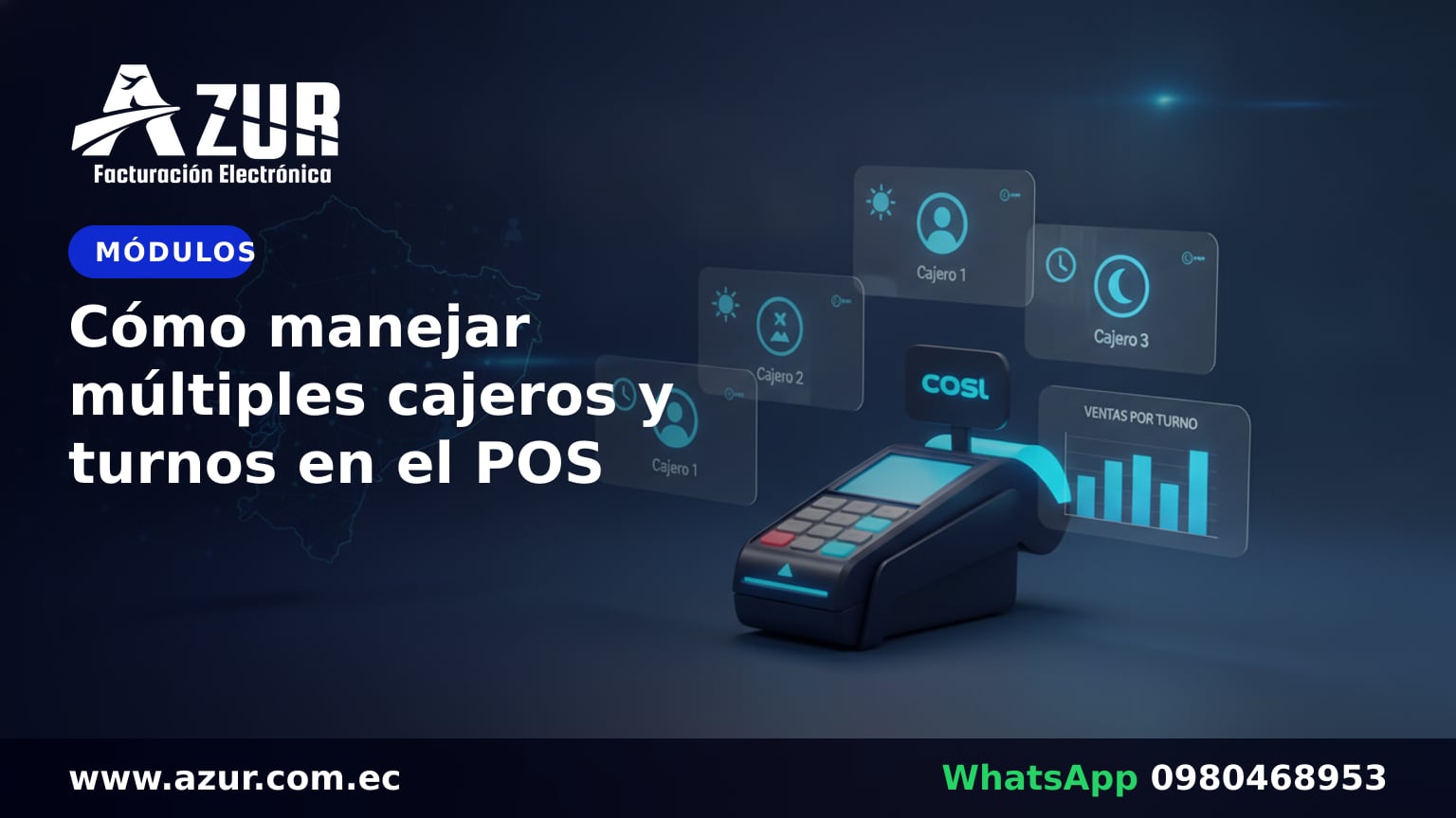 Cómo manejar múltiples cajeros y turnos en el POS