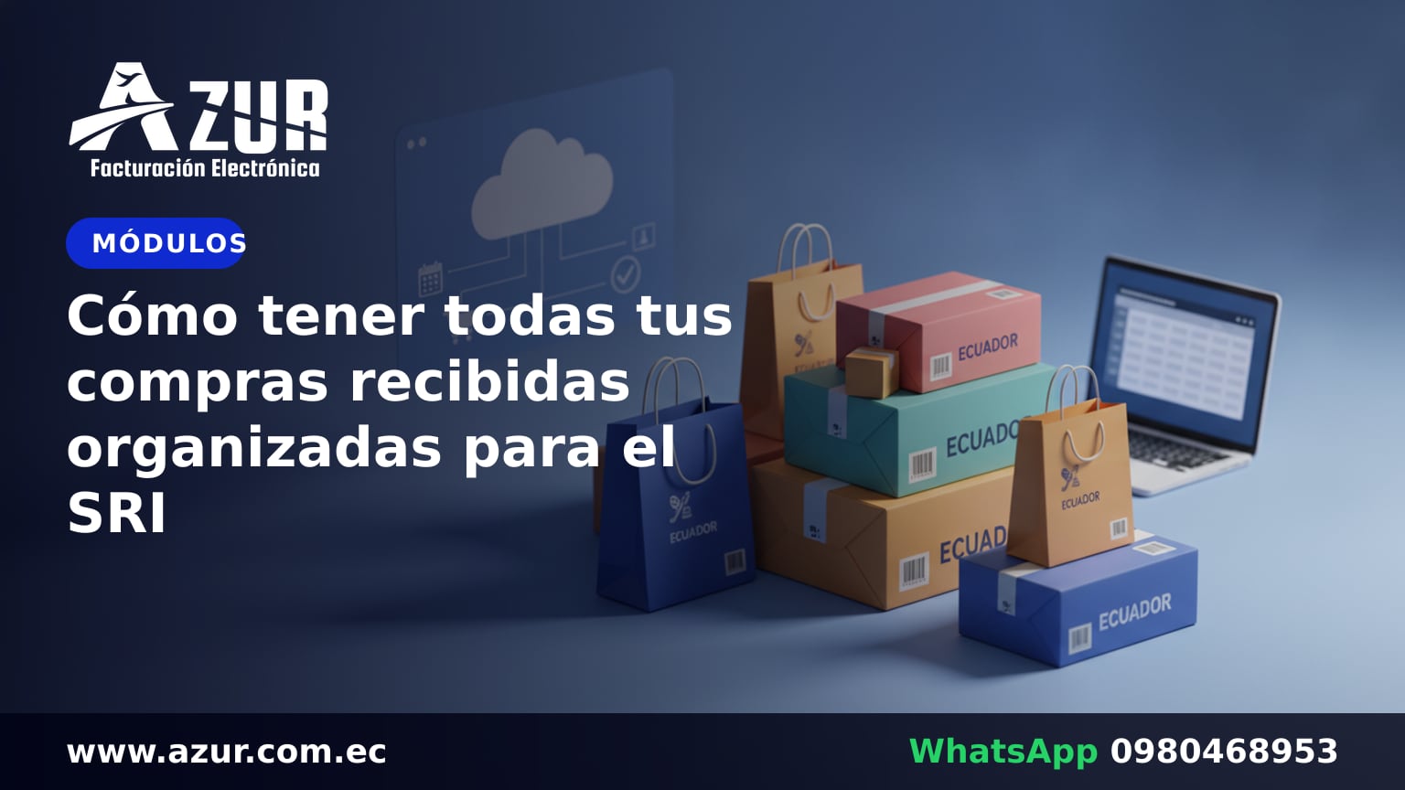 Cómo tener todas tus compras recibidas organizadas para el SRI
