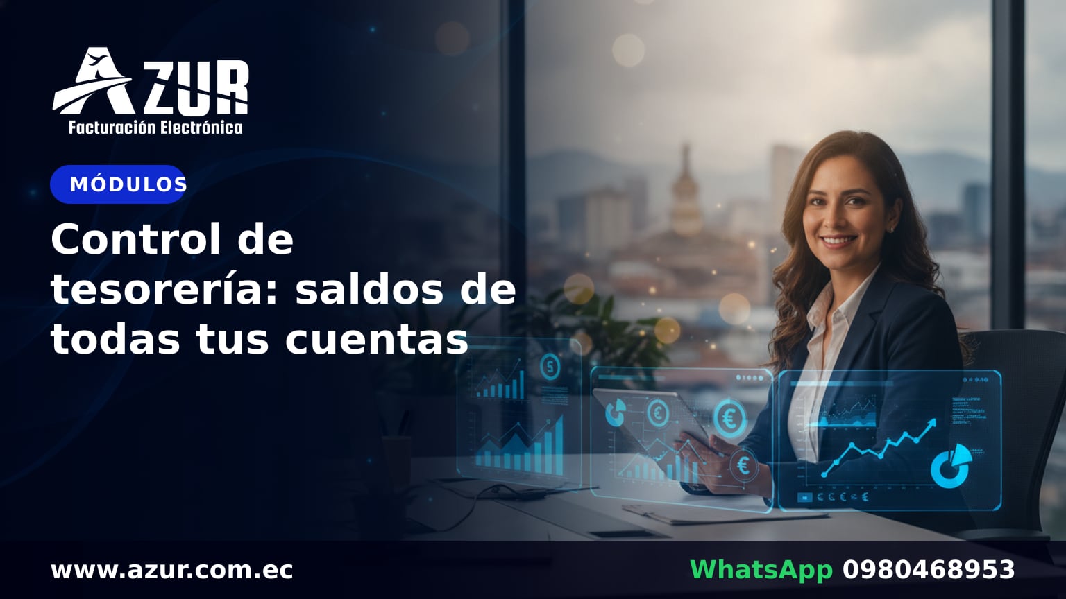 Control de tesorería: saldos de todas tus cuentas