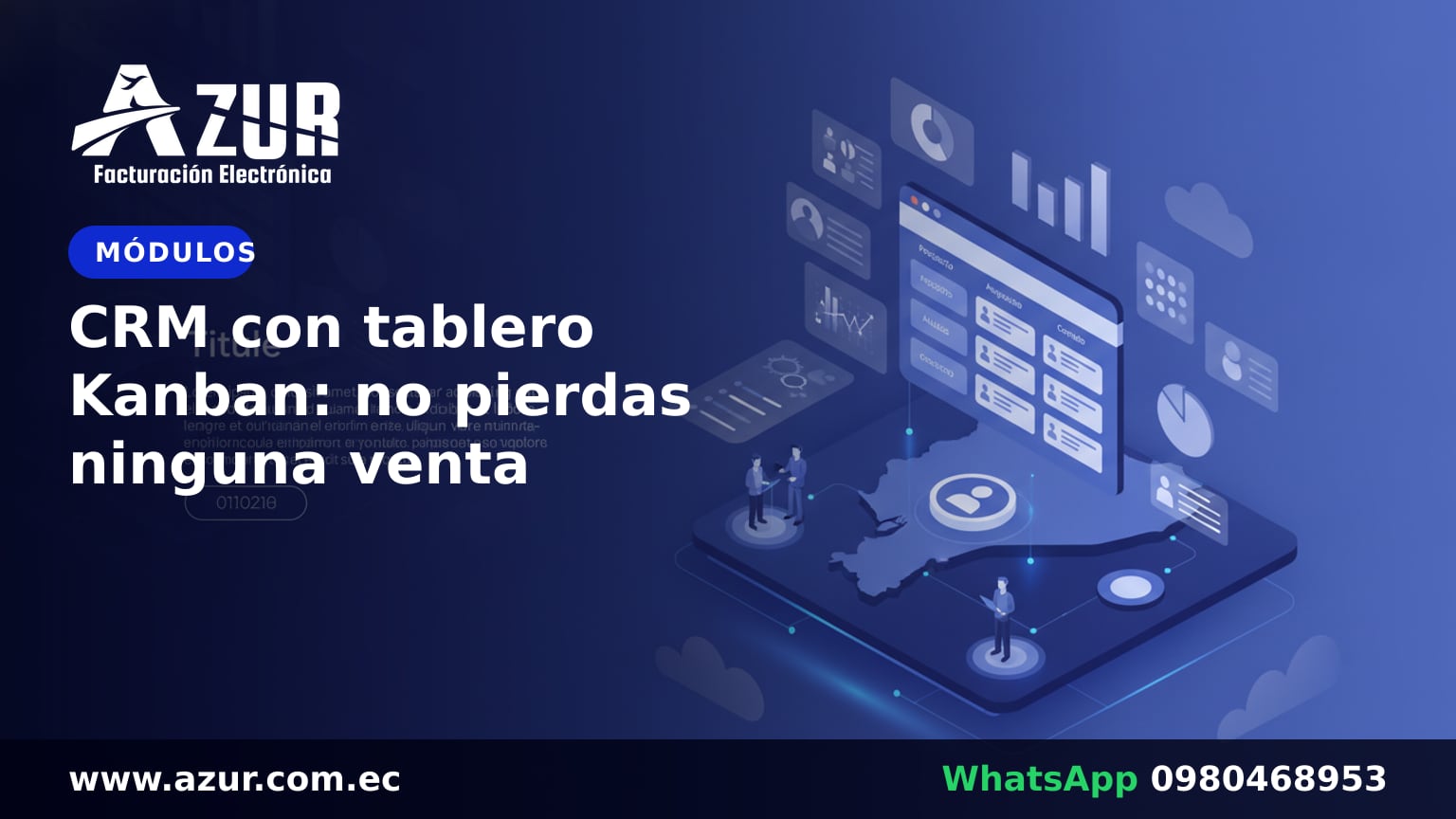 CRM con tablero Kanban: no pierdas ninguna venta