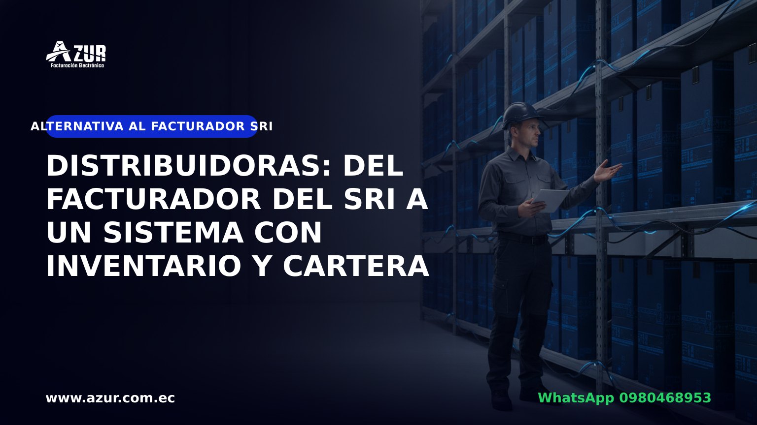 Distribuidoras: del Facturador del SRI a un sistema con inventario y cartera