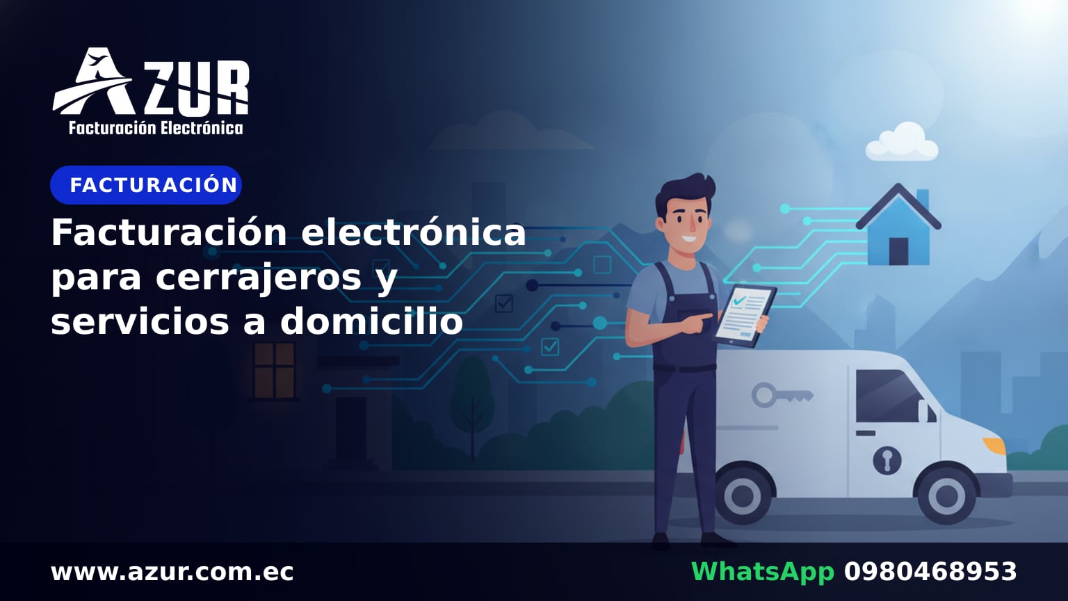 Facturación electrónica para cerrajeros y servicios a domicilio