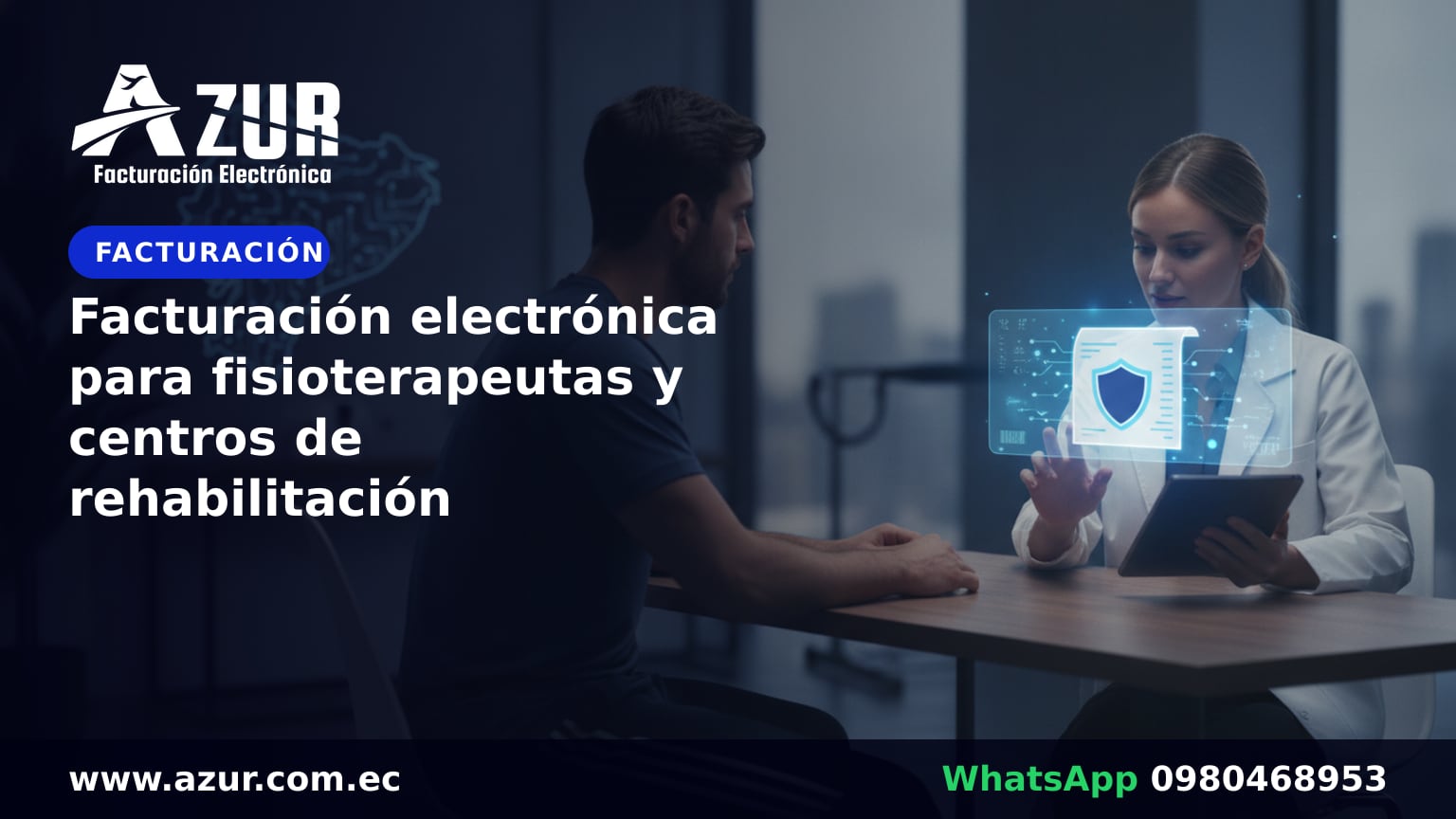 Facturación electrónica para fisioterapeutas y centros de rehabilitación