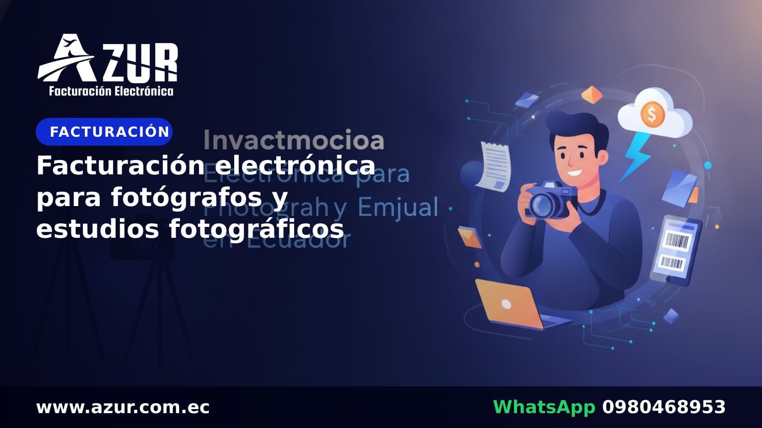 Facturación electrónica para fotógrafos y estudios fotográficos