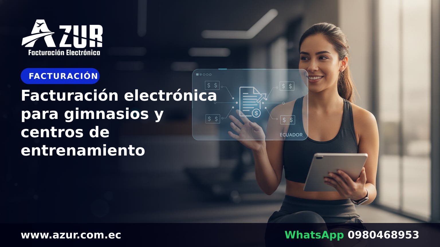 Facturación electrónica para gimnasios y centros de entrenamiento