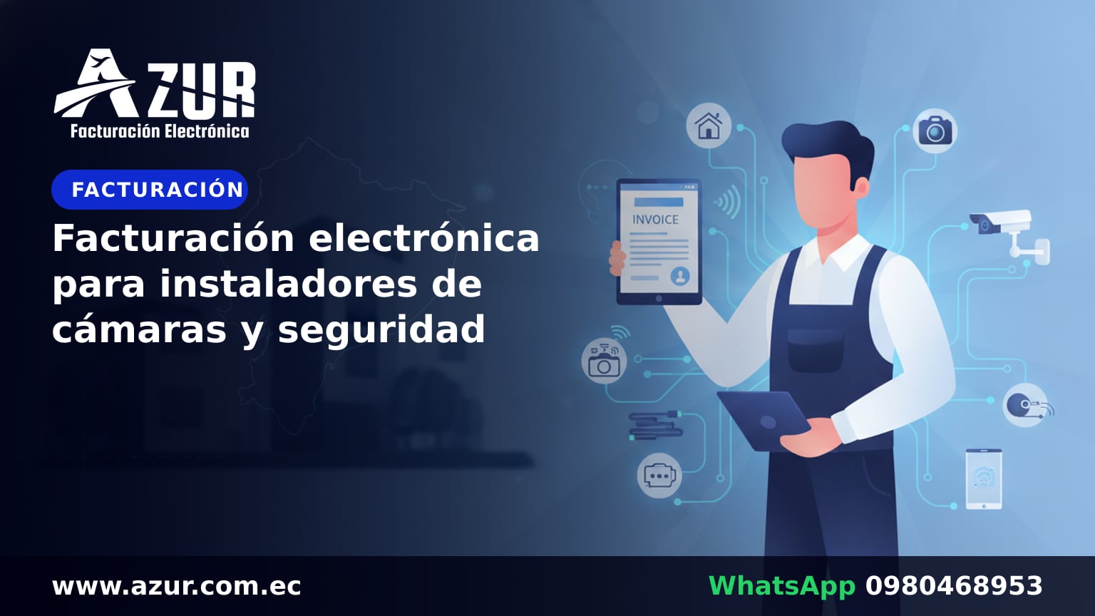 Facturación electrónica para instaladores de cámaras y seguridad