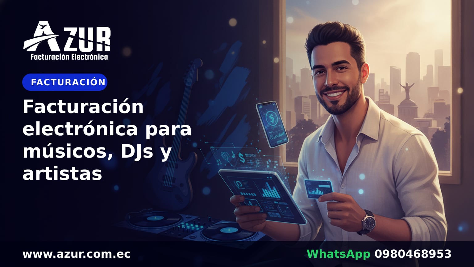 Facturación electrónica para músicos, DJs y artistas