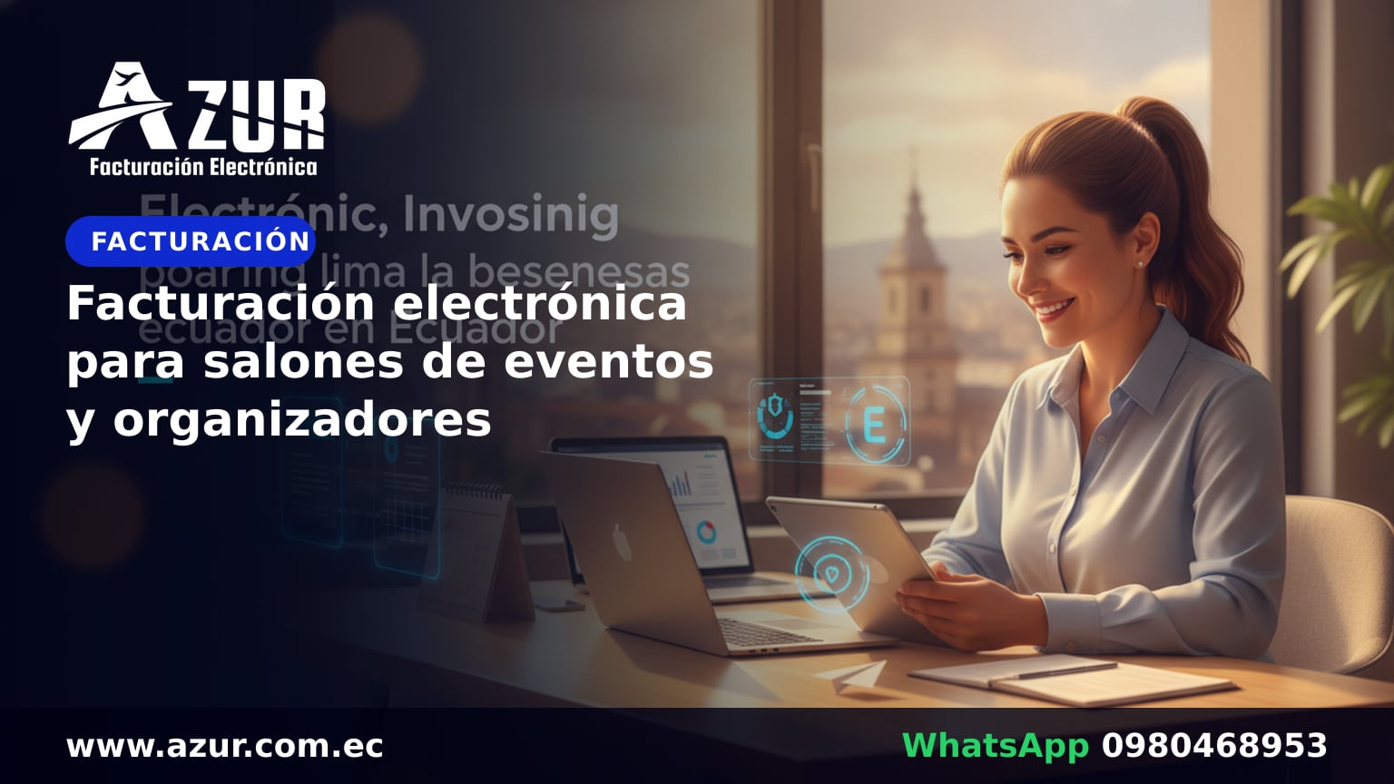 Facturación electrónica para salones de eventos y organizadores