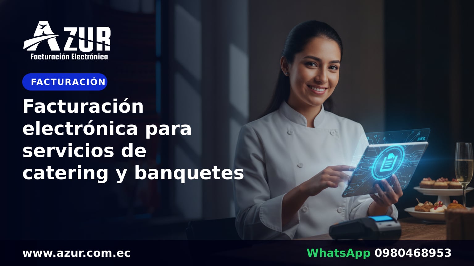 Facturación electrónica para servicios de catering y banquetes