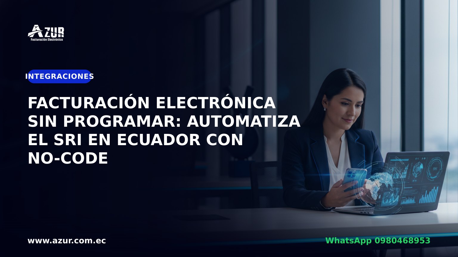 Facturación electrónica sin programar: automatiza el SRI en Ecuador con no-code