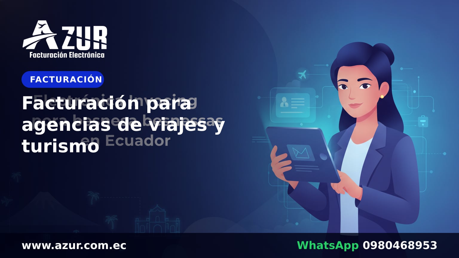 Facturación para agencias de viajes y turismo