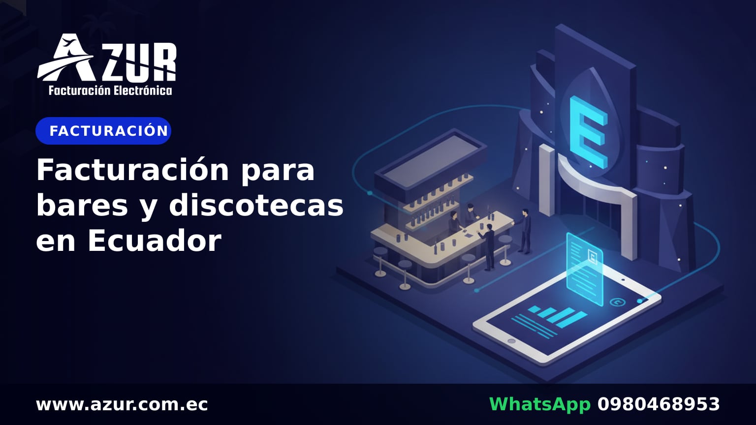 Facturación para bares y discotecas en Ecuador