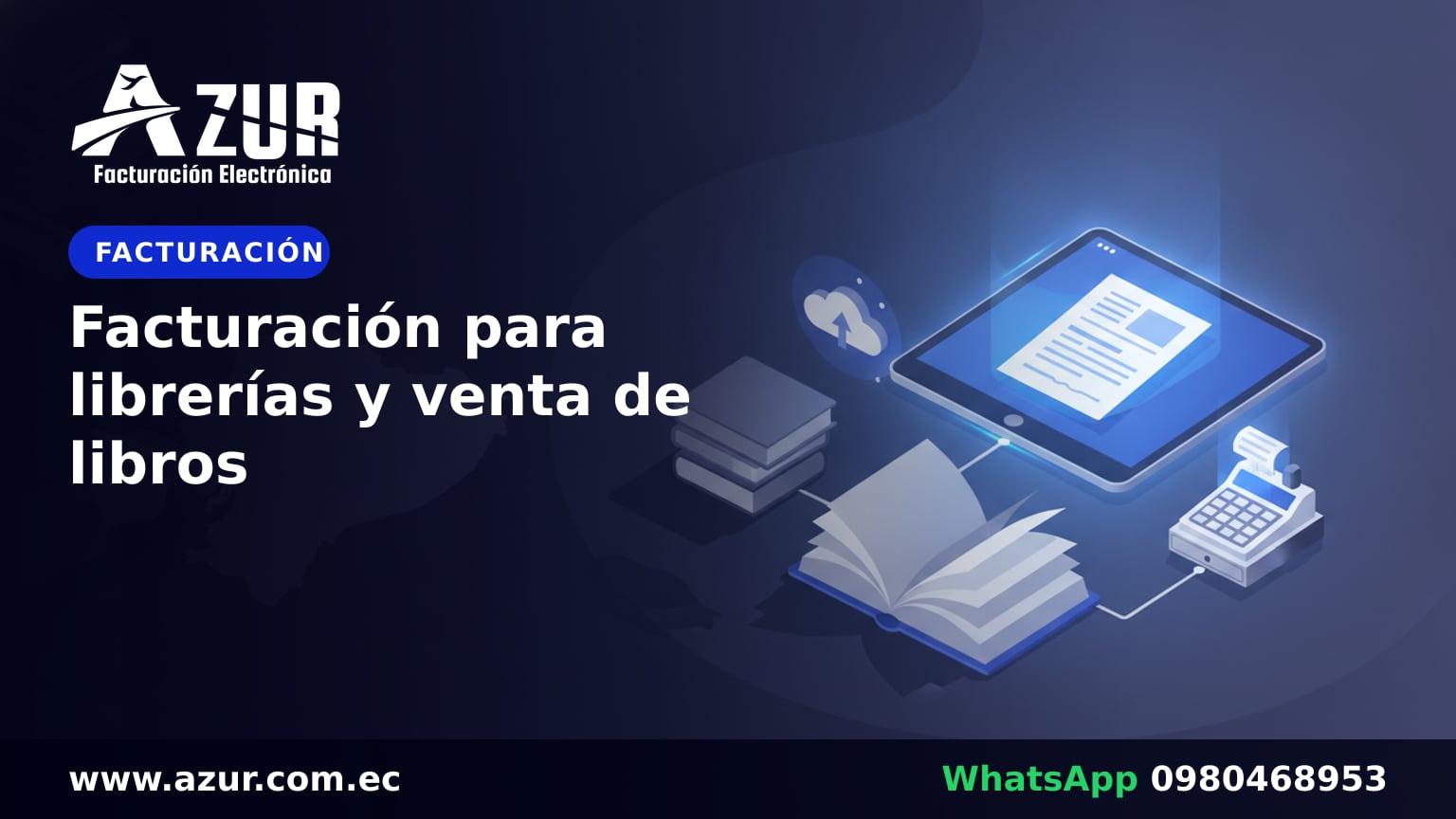 Facturación para librerías y venta de libros