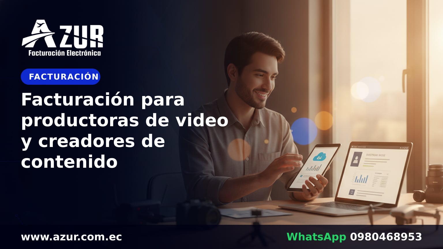 Facturación para productoras de video y creadores de contenido
