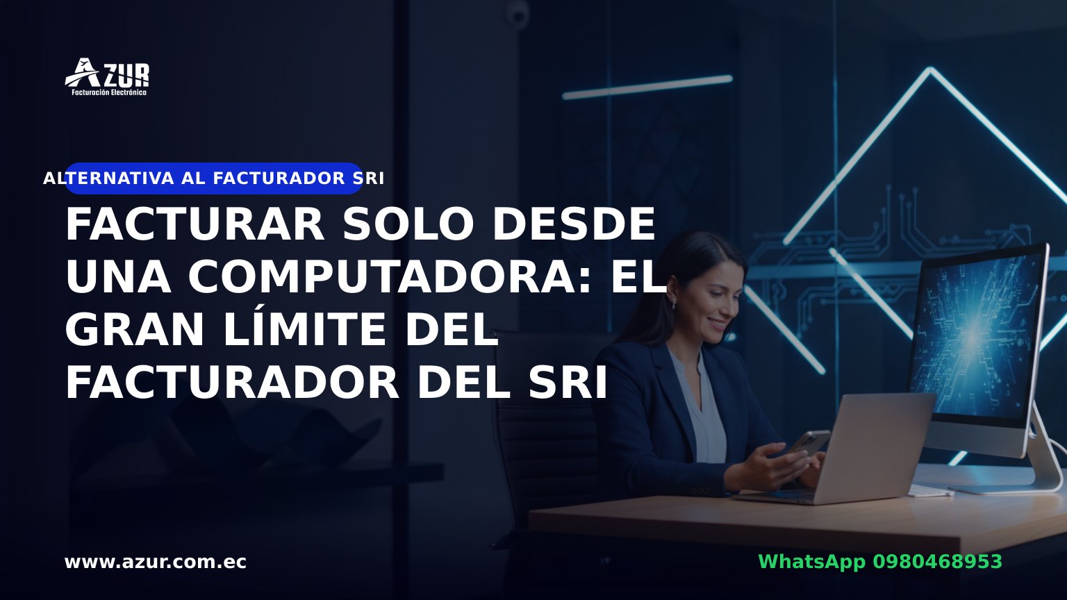Facturar solo desde una computadora: el gran límite del Facturador del SRI