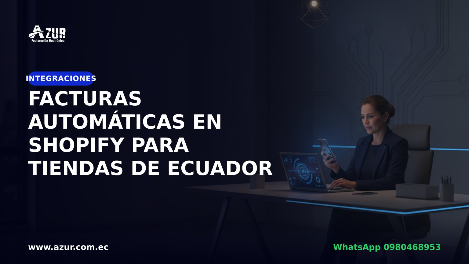 Facturas automáticas en Shopify para tiendas de Ecuador