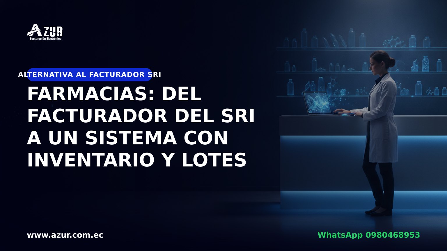 Farmacias: del Facturador del SRI a un sistema con inventario y lotes