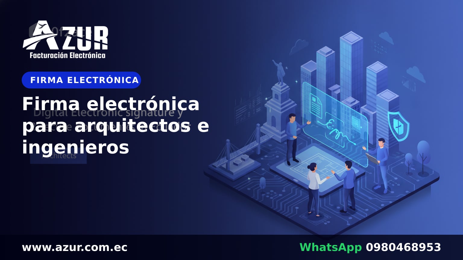 Firma electrónica para arquitectos e ingenieros