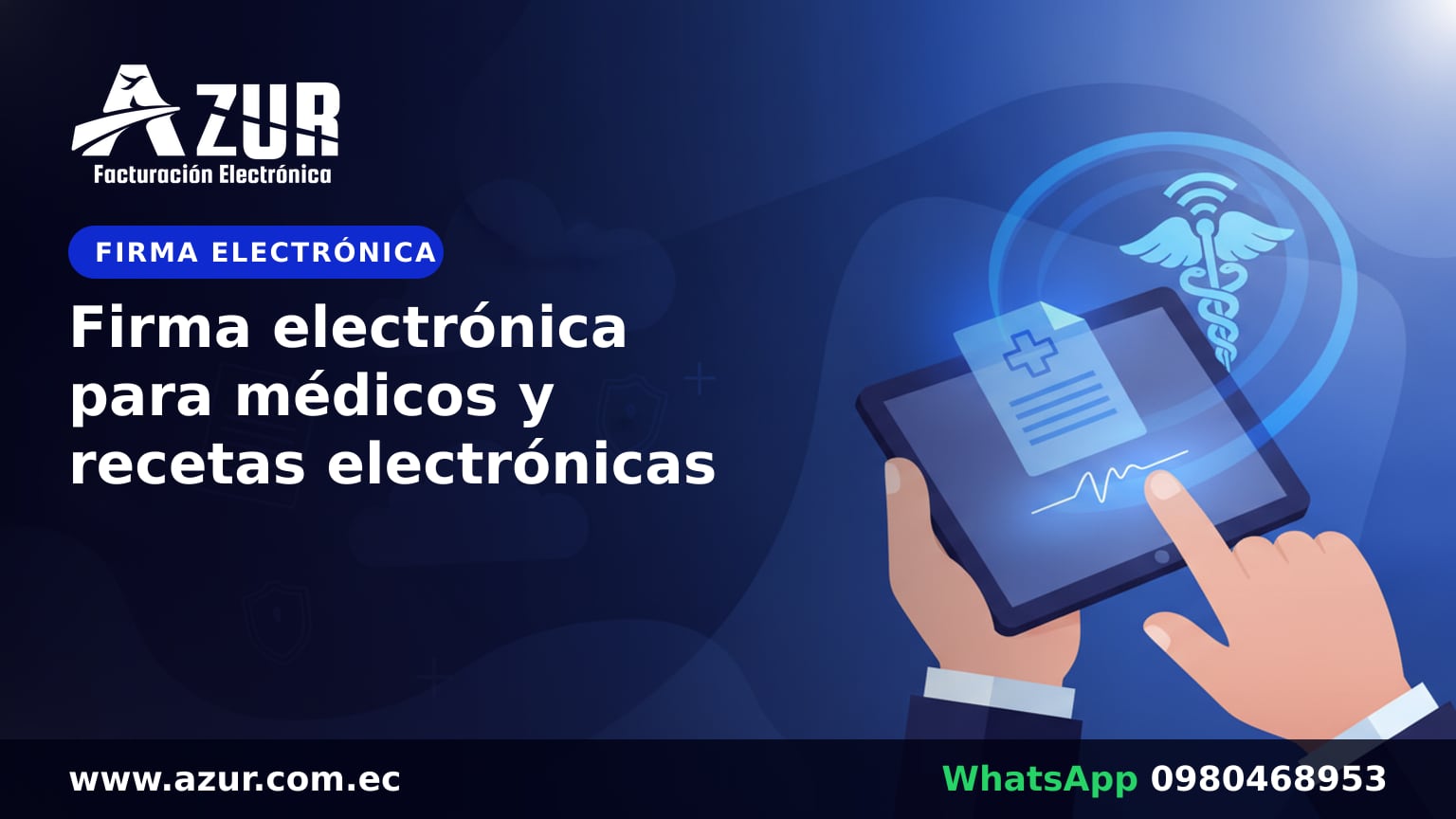 Firma electrónica para médicos y recetas electrónicas