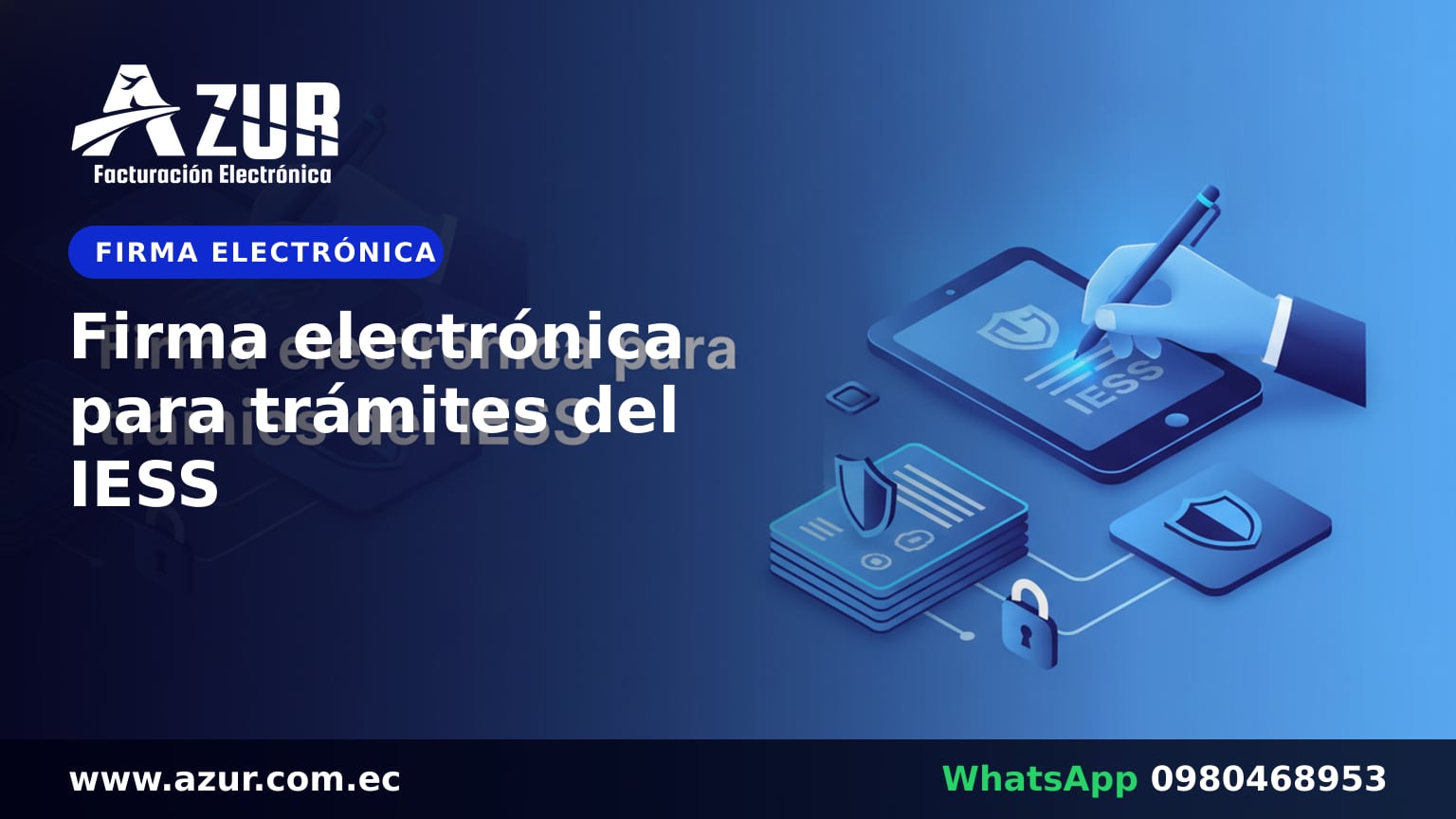 Firma electrónica para trámites del IESS
