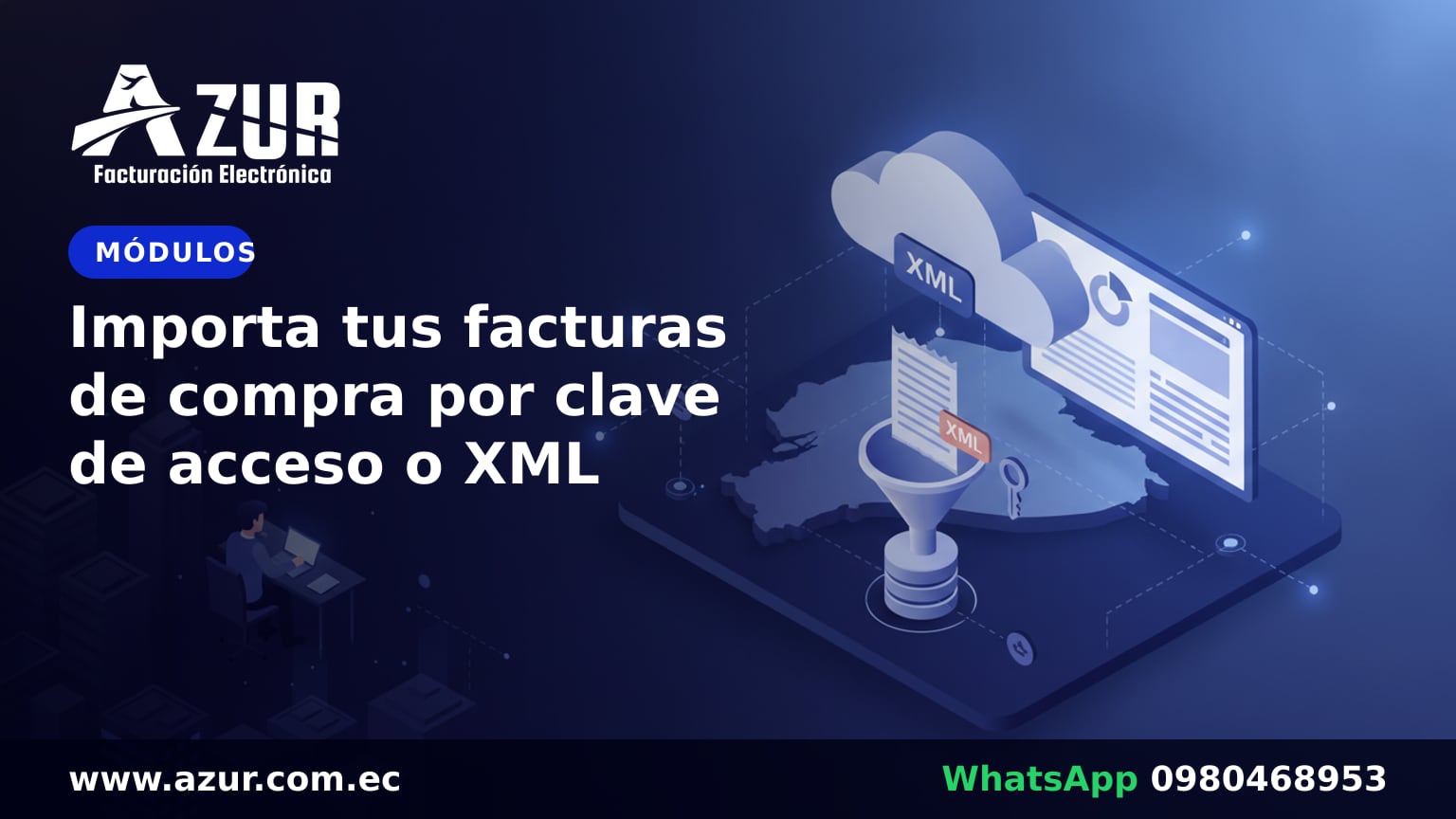 Importa tus facturas de compra por clave de acceso o XML