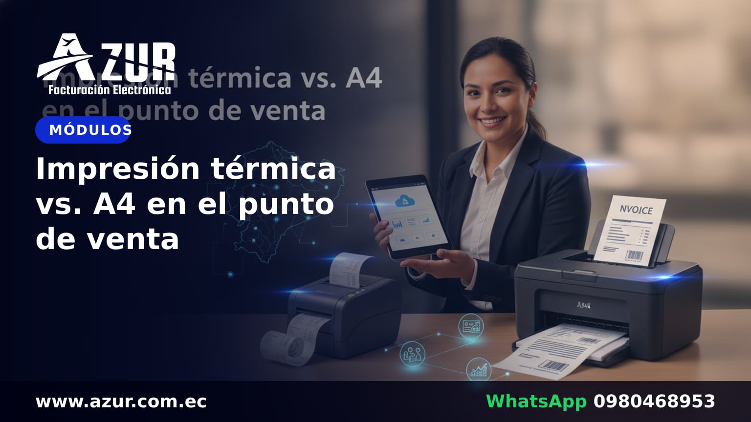 Impresión térmica vs. A4 en el punto de venta