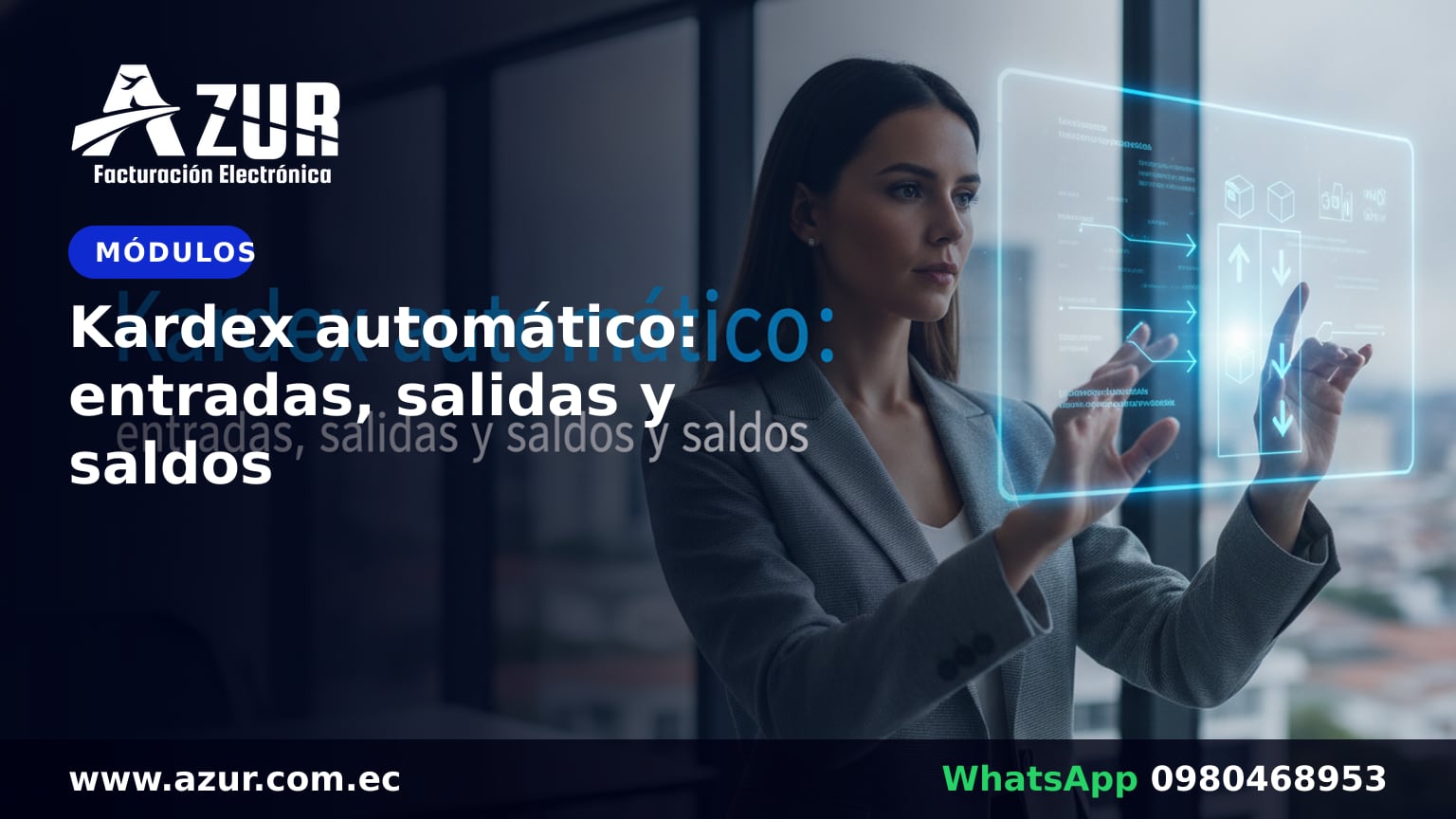 Kardex automático: entradas, salidas y saldos
