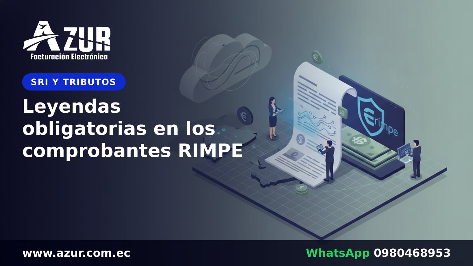 Leyendas obligatorias en los comprobantes RIMPE