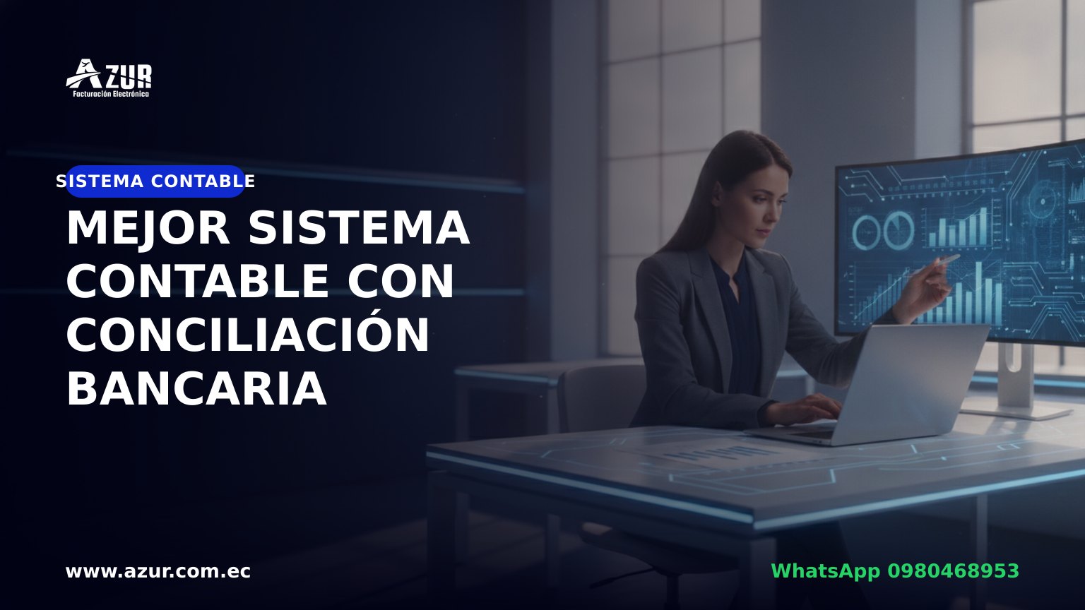Mejor sistema contable con conciliación bancaria