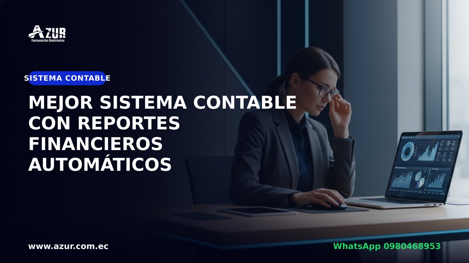 Mejor sistema contable con reportes financieros automáticos