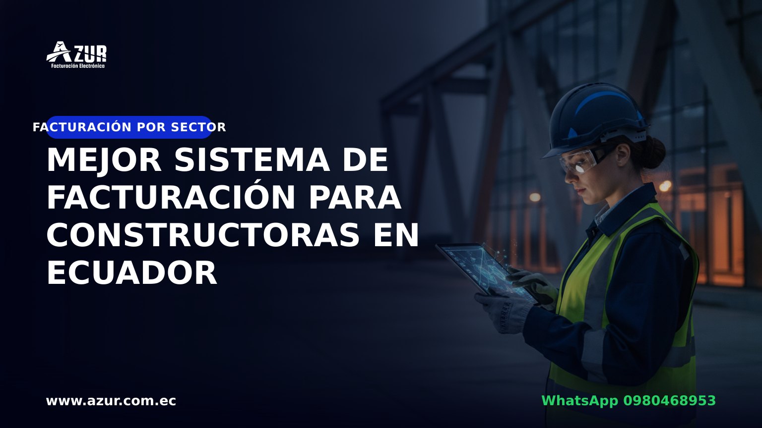 Mejor sistema de facturación para constructoras en Ecuador