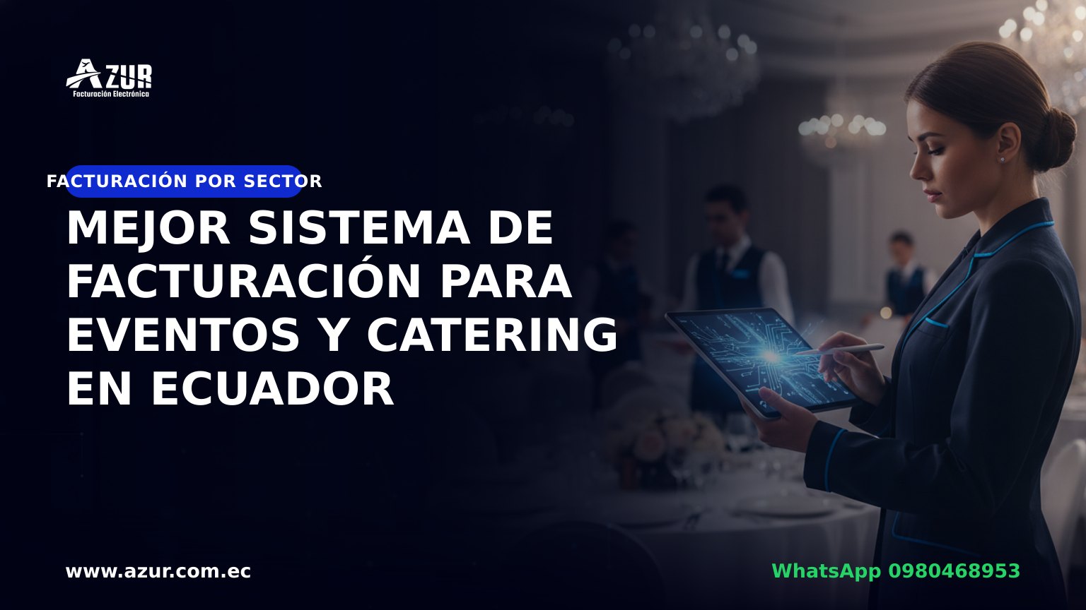 Mejor sistema de facturación para eventos y catering en Ecuador