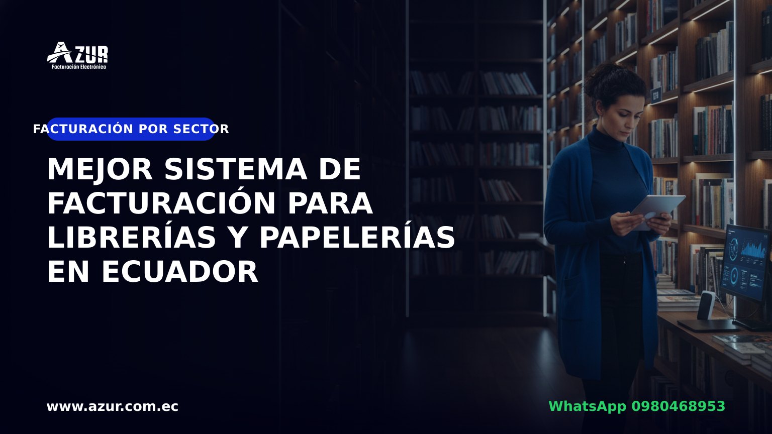 Mejor sistema de facturación para librerías y papelerías en Ecuador