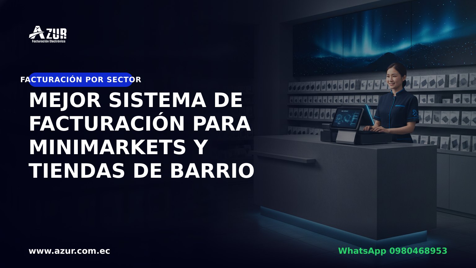 Mejor sistema de facturación para minimarkets y tiendas de barrio
