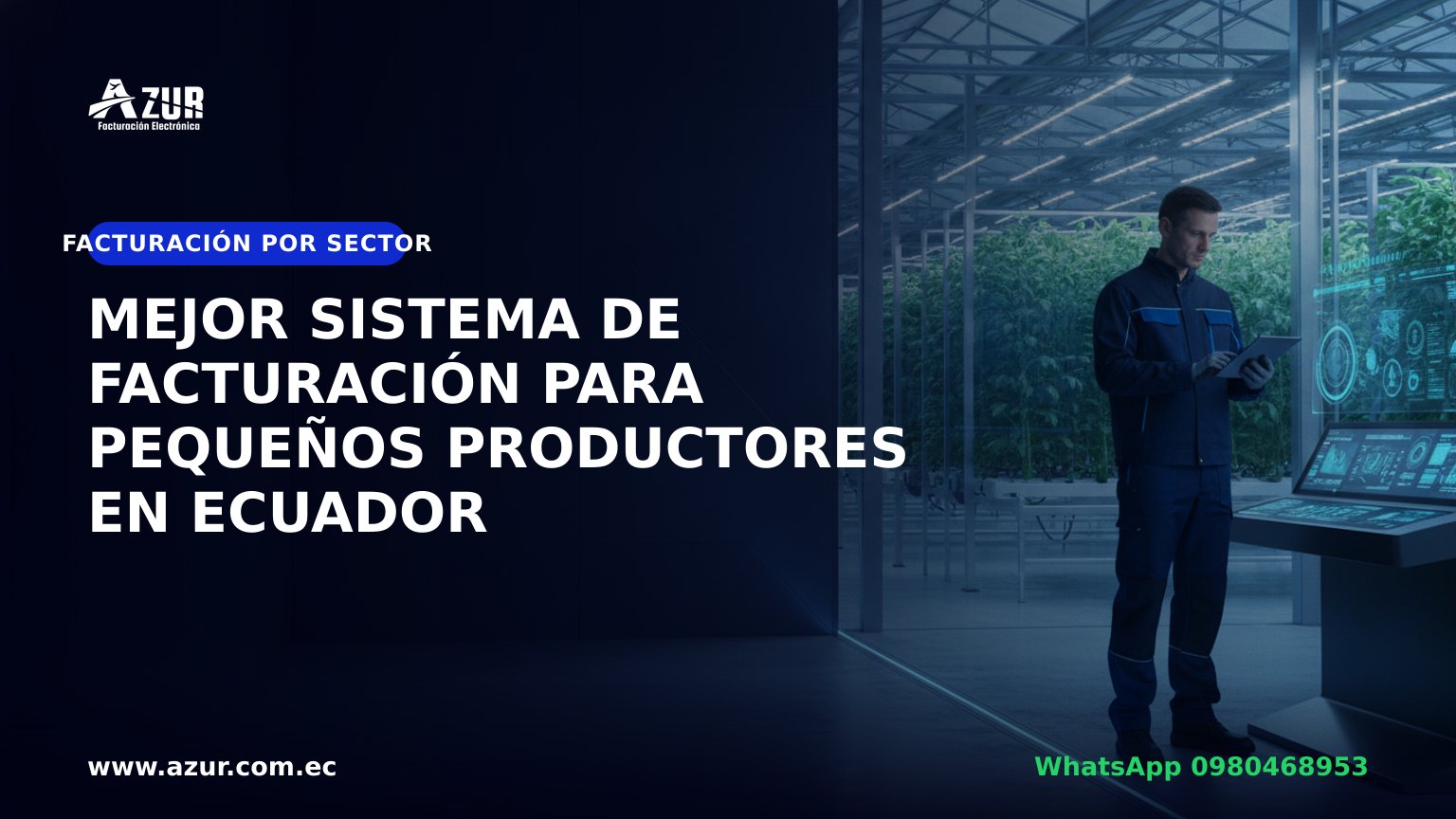 Mejor sistema de facturación para pequeños productores en Ecuador