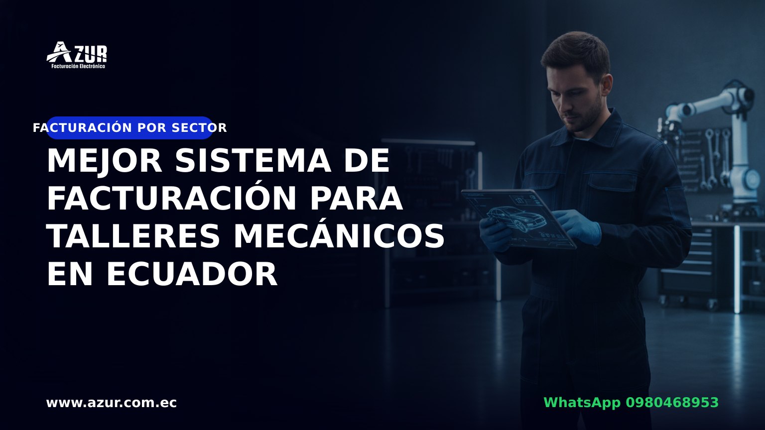 Mejor sistema de facturación para talleres mecánicos en Ecuador