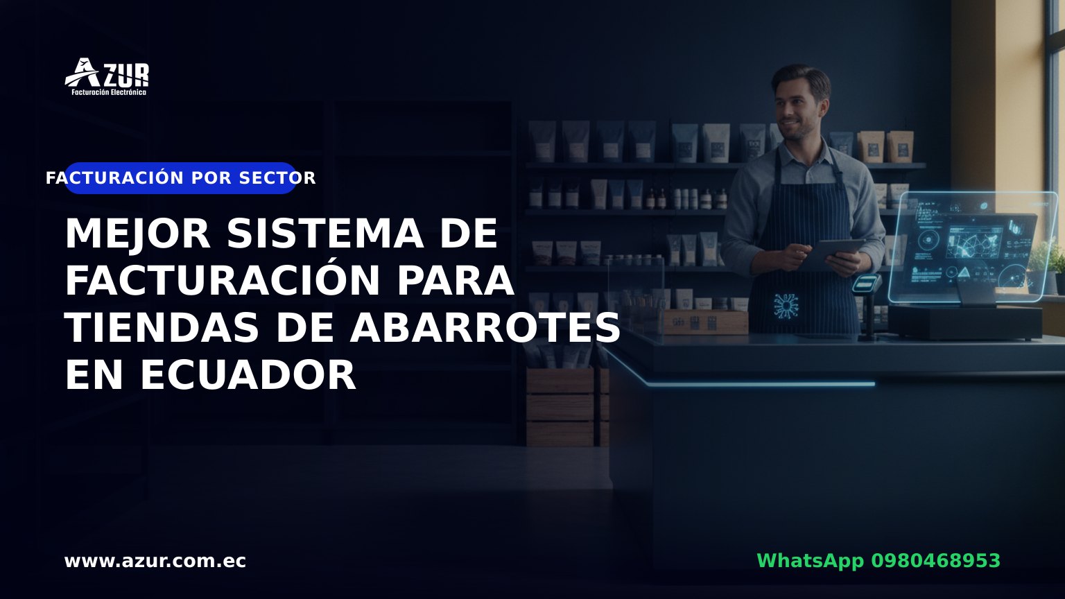 Mejor sistema de facturación para tiendas de abarrotes en Ecuador