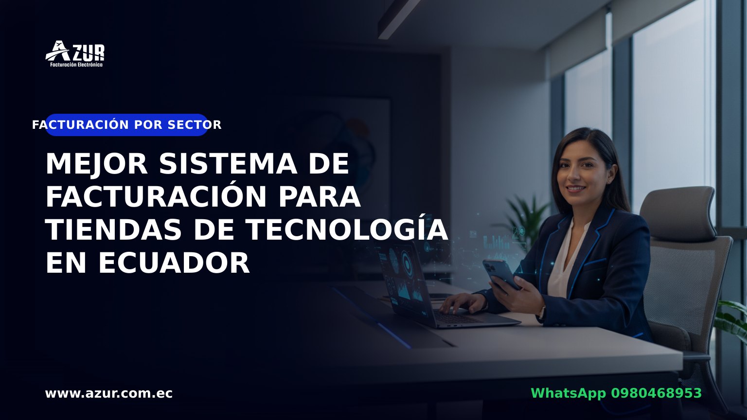 Mejor sistema de facturación para tiendas de tecnología en Ecuador